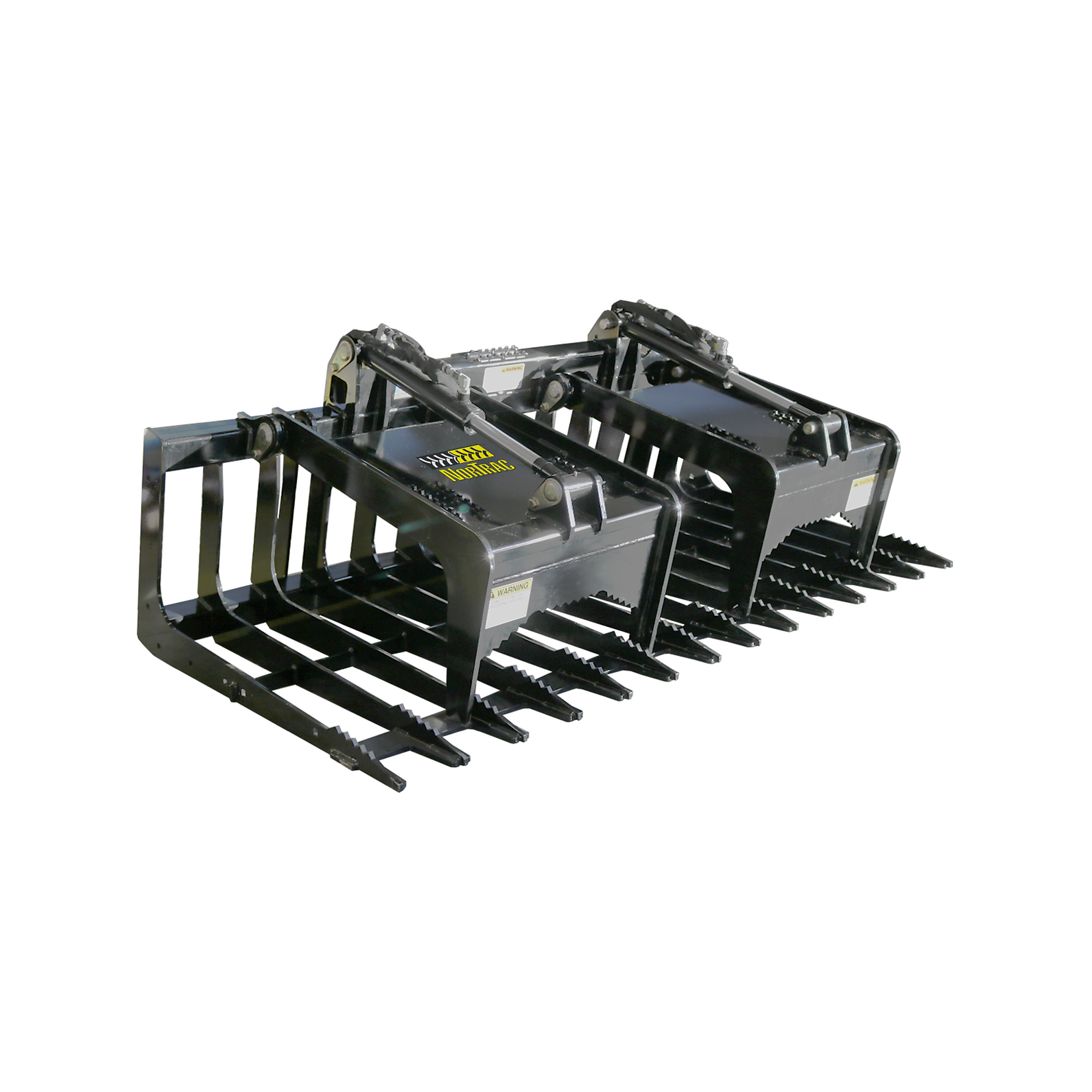 NorTrac Skid Steer Root Grapple Bucket 79in